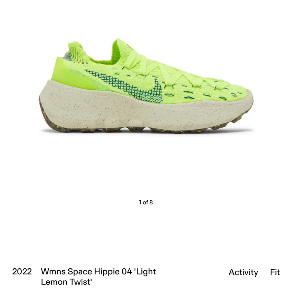 Nike Space Hippie 04 Lime Green Sneakers
